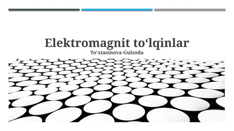 Elektromagnit toʻlqinlar