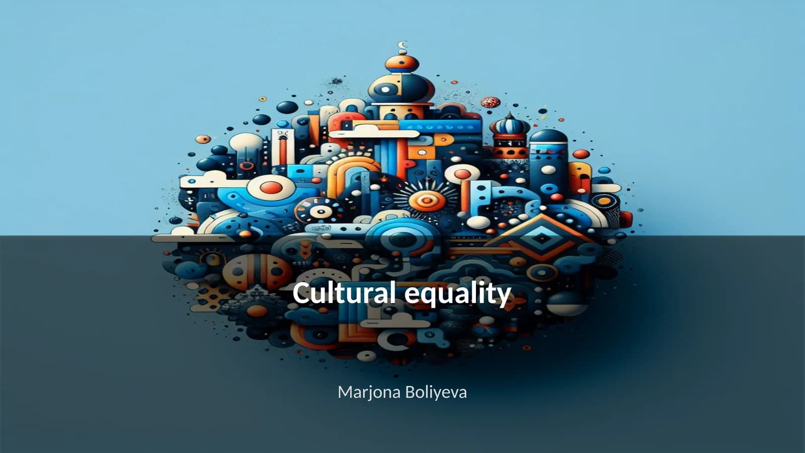 Cultural equality