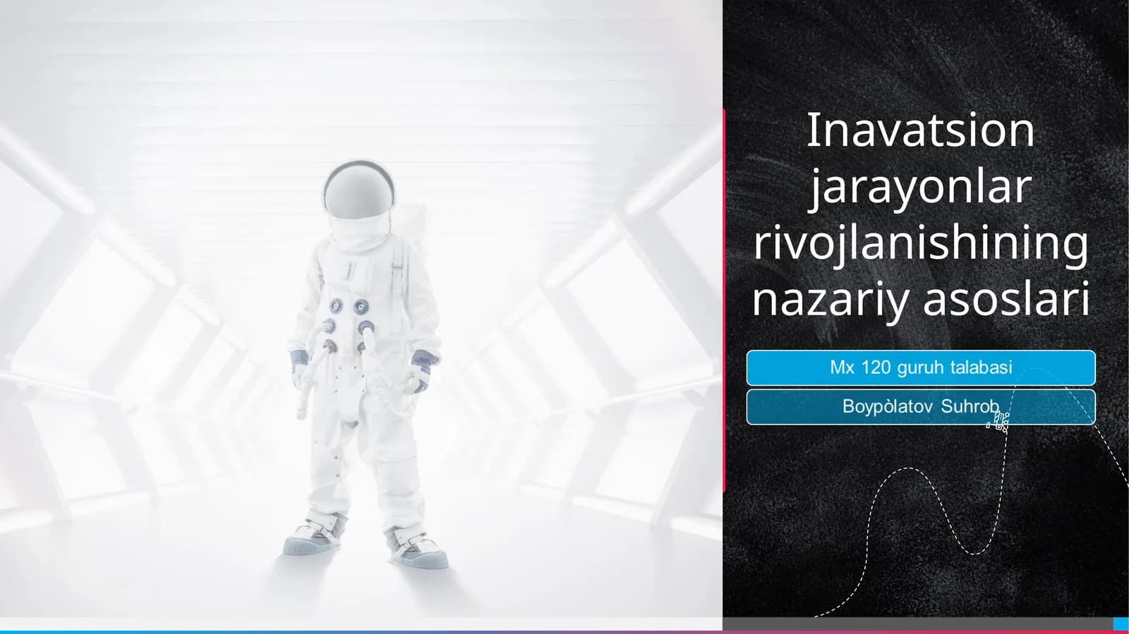 Inavatsion jarayonlar rivojlanishining nazariy asoslari
