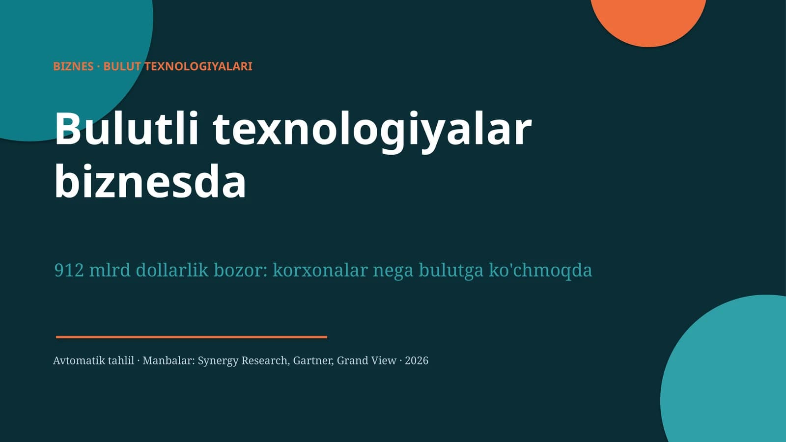 Bulut texnologiyalari