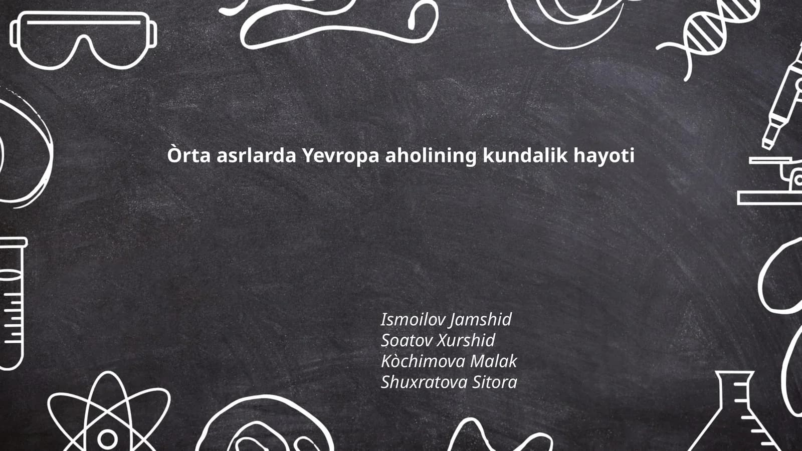 Òrta asrlarda Yevropa aholining kundalik hayoti
