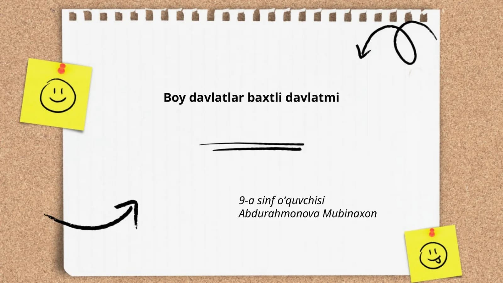 Boy davlatlar baxtli davlatmi