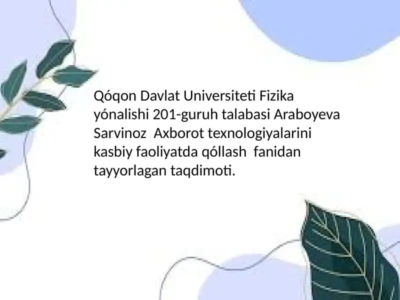 Kompyuter grafikasining turlari