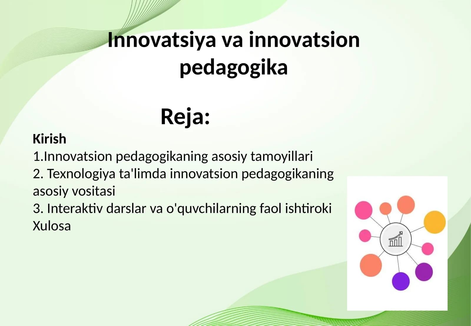 Innovatsiya va innovatsion pedagogika