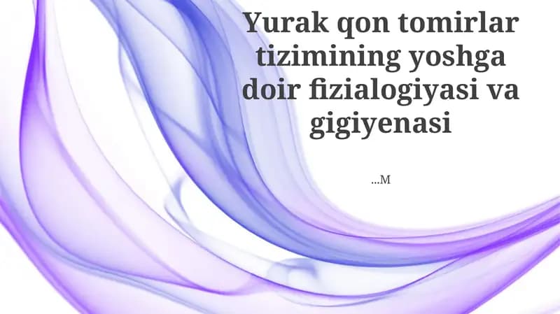 Yurak-qon tomir tizimi