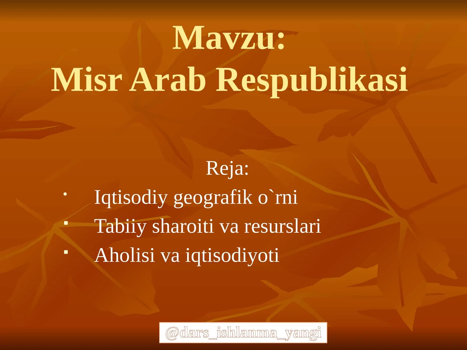 Misr Arab Respublikasi