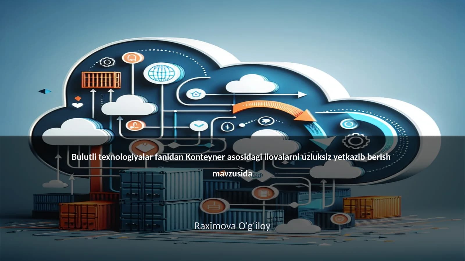 Konteyner asosidagi ilovalarni uzluksiz yetkazib berish