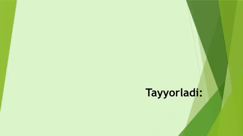Taqdimot. Xalqaro baholash tadqiqotlarni tashkil etish va oʻtkazish oʻziga xos metodikasi