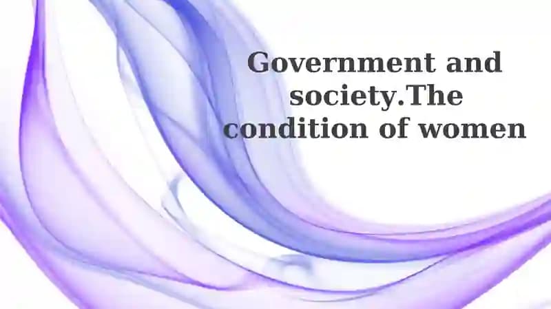 Women's Status and Legal Rights
