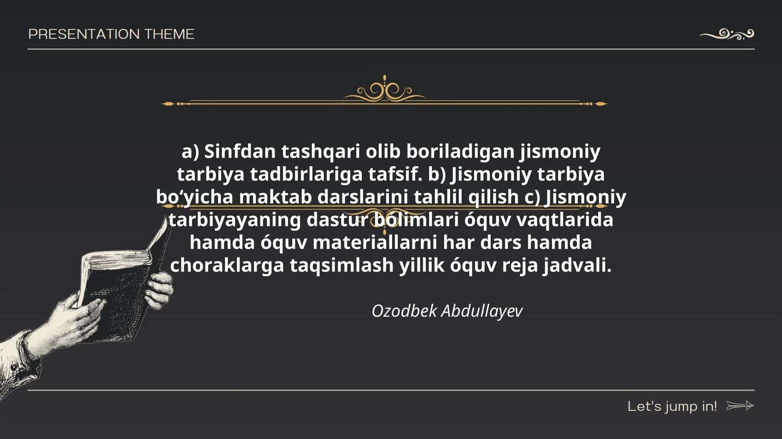 Maktabdagi Jismoniy Tarbiya