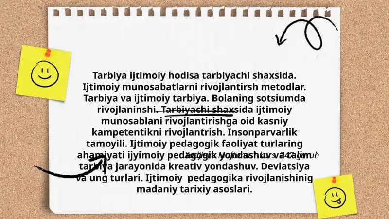 Tarbiya ijtimoiy hodisa tarbiyachi shaxsida