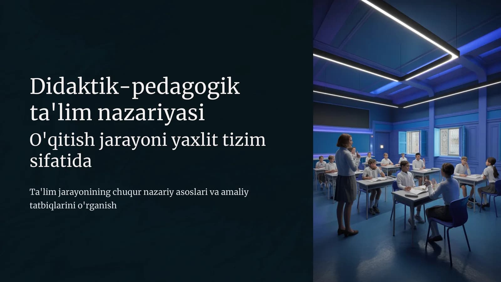 Didaktik-pedagogik ta'lim nazariyasi