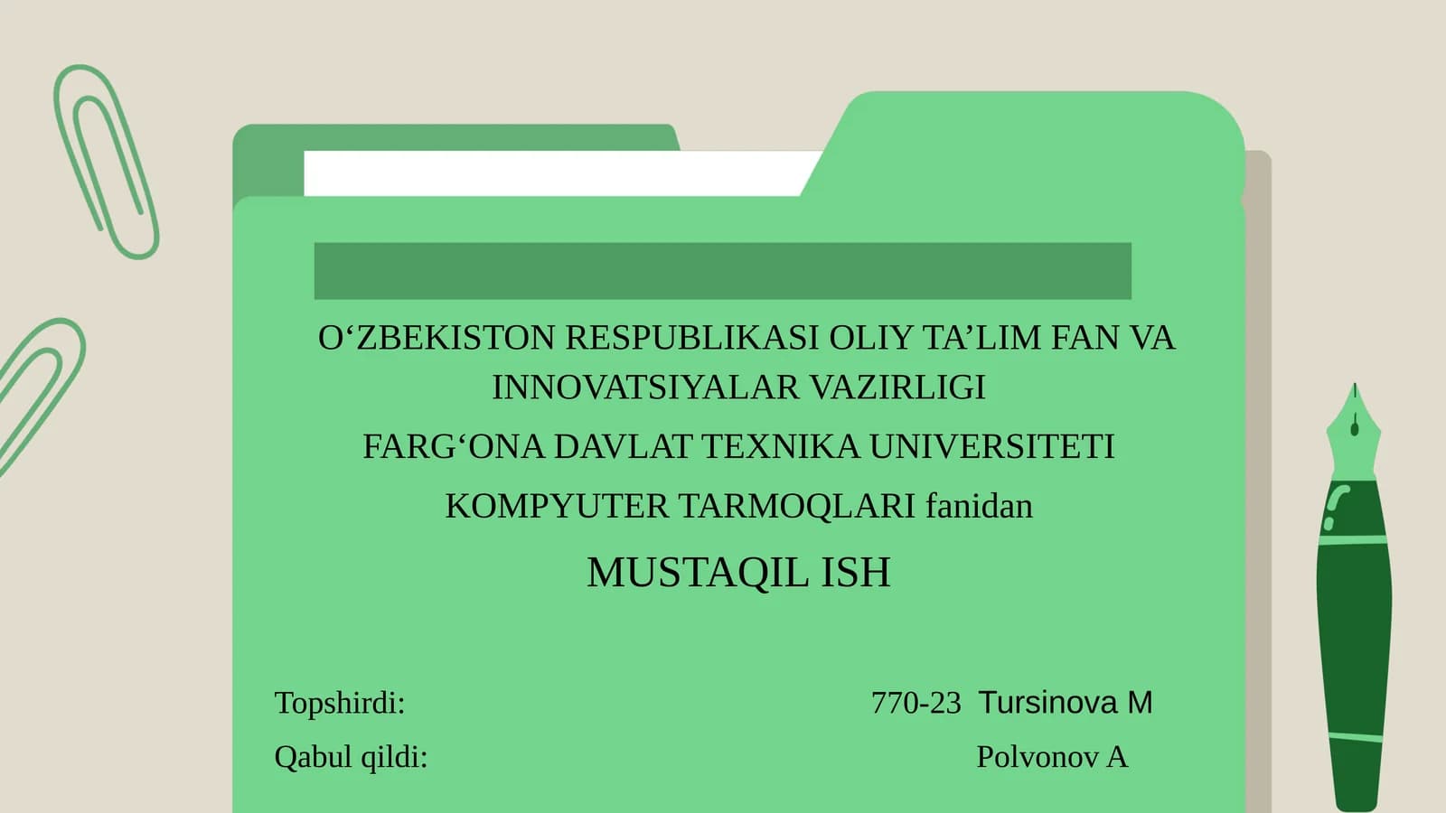 LAN tarmoqlari (Local Area Network)