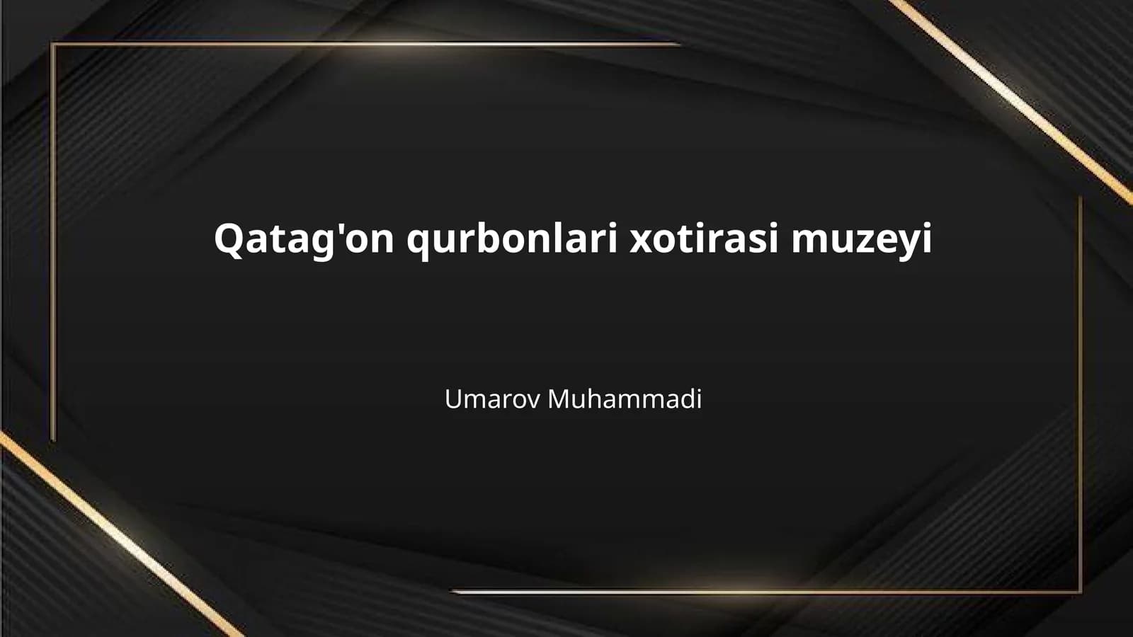 Qatag'on qurbonlari xotirasi muzeyi