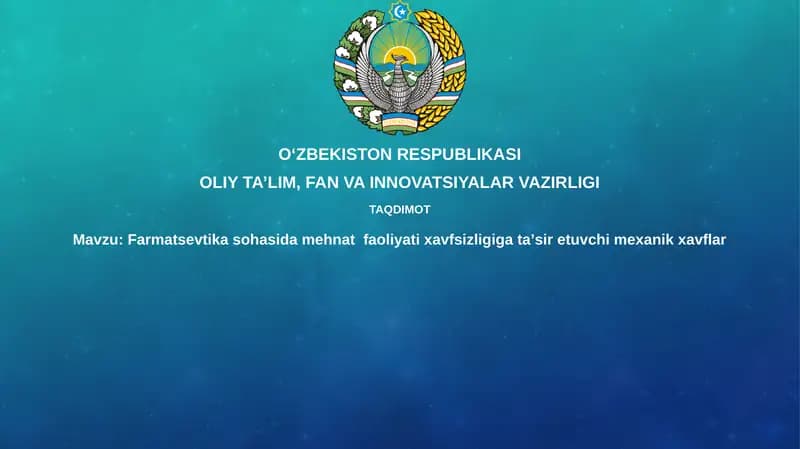 Mexanik xavflar va xalqaro atrofidagi hodisalar