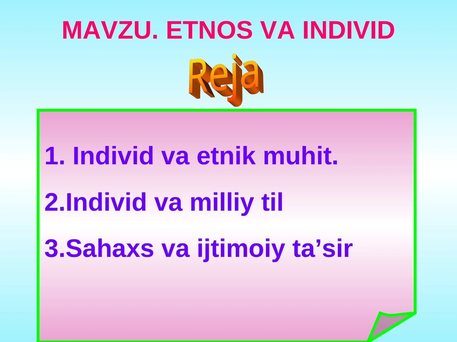ETNOS VA INDIVID