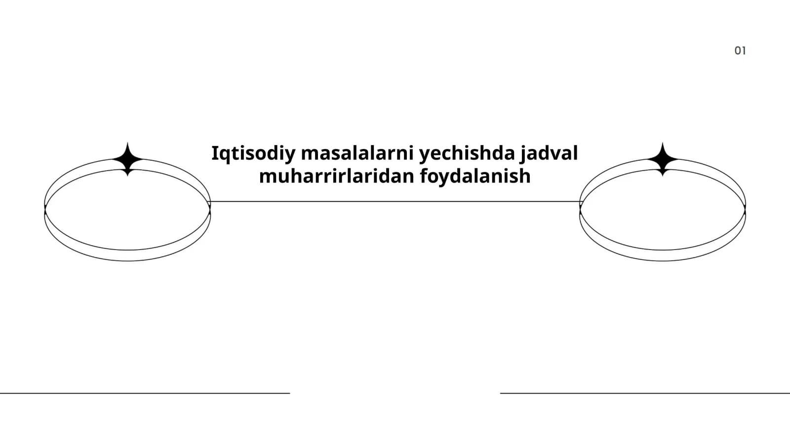 Jadval muharrirlari yordamida byudjet tuzish va tahlil qilish