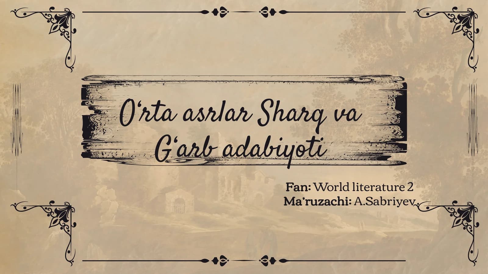 Fan:World literature 2