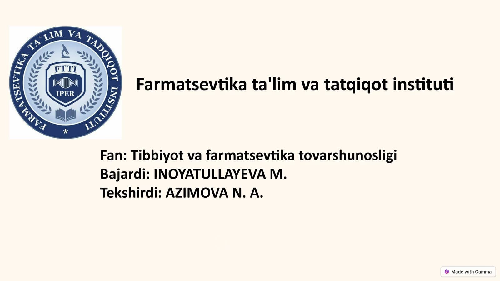 Parafarmatsevtik tovarlar: parhez vositalarining tovarshunoslik tahlili
