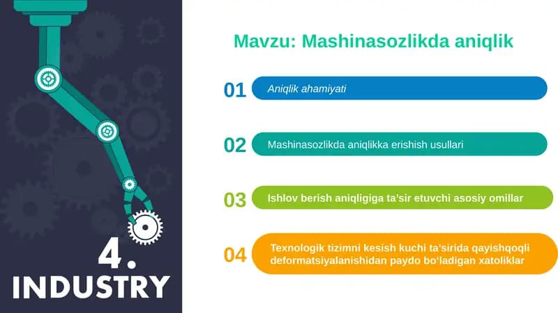 Mashinasozlikda aniqlik