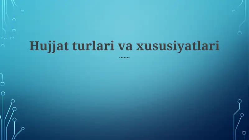 Isbotlar va ta'rifiyatlar