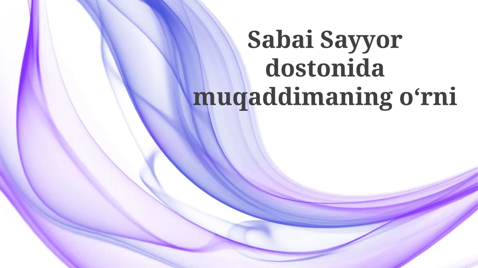 Mavzu Yansımalari: Kirish va Syujet O'zaro Aloqasi