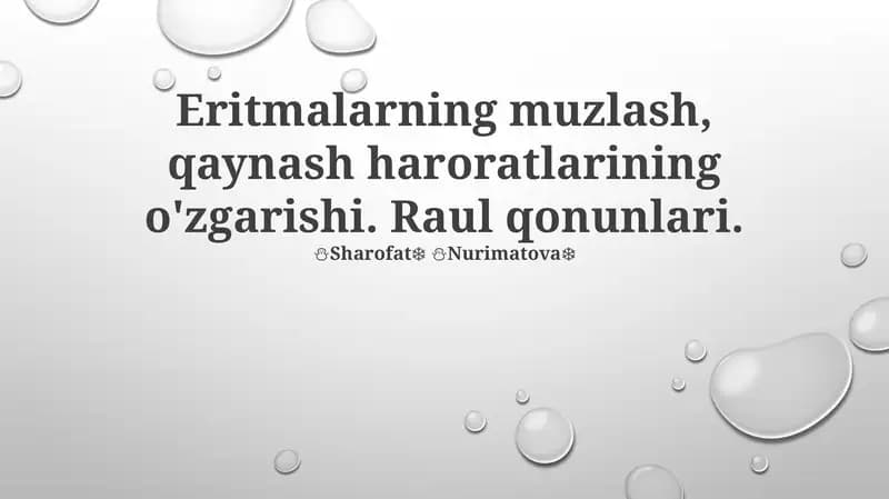 Raul qonunlari