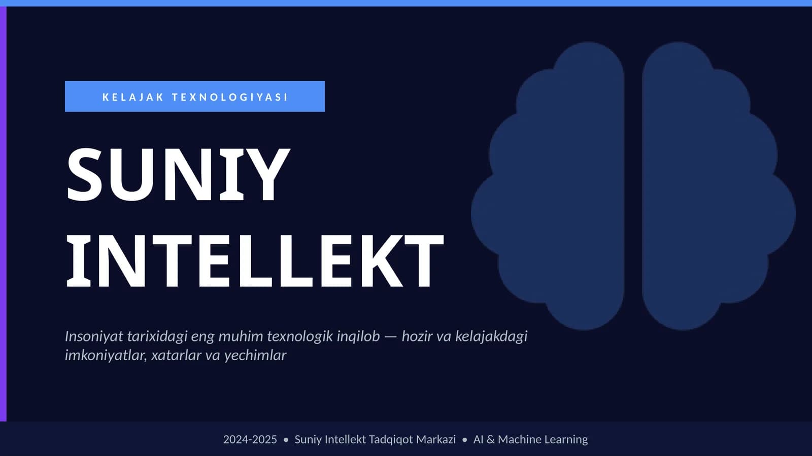 Suniy Intellekt  || Intellect Sohasida Yangiliklar