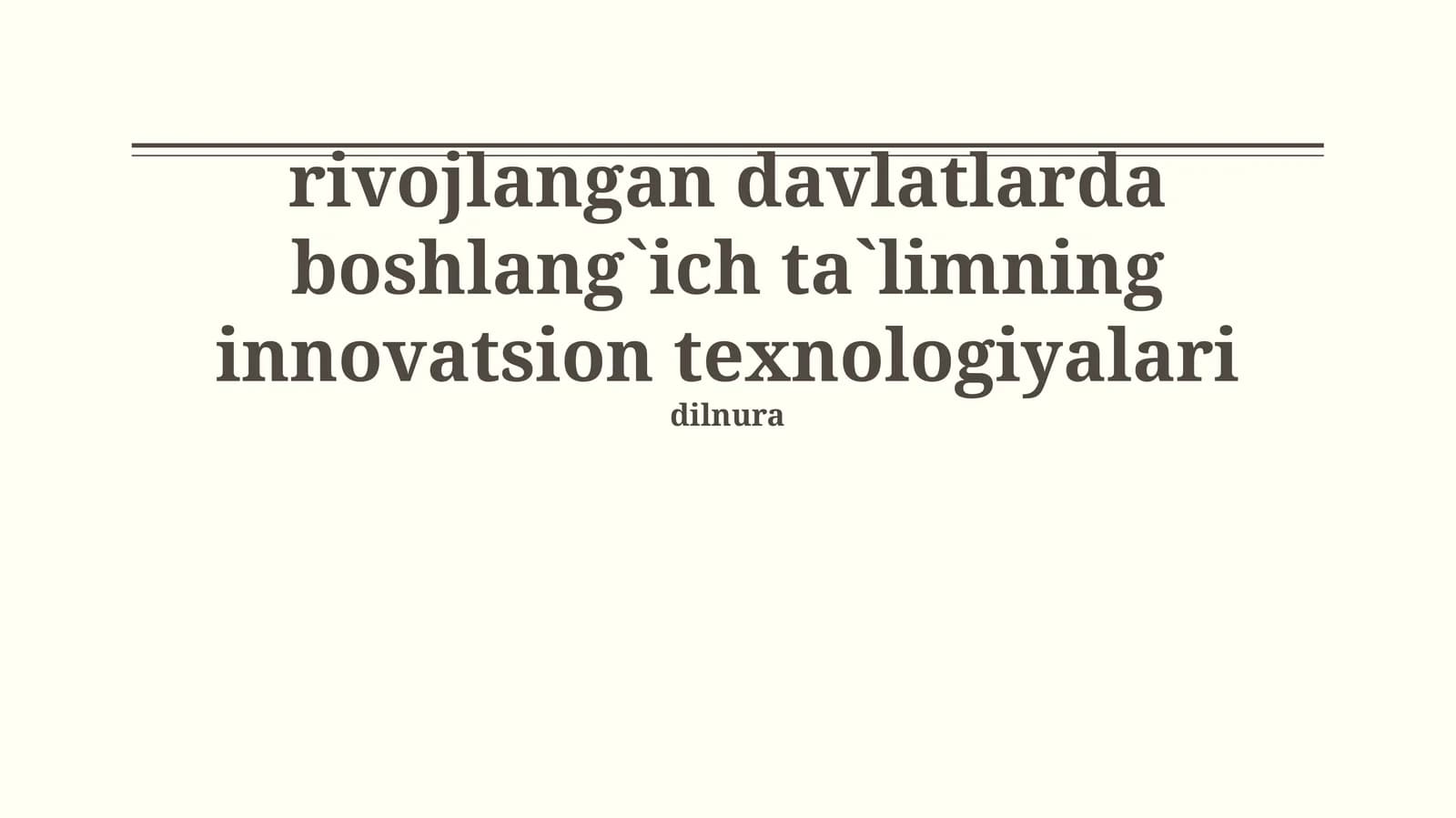 Sun'iy intellekt va ta'lim