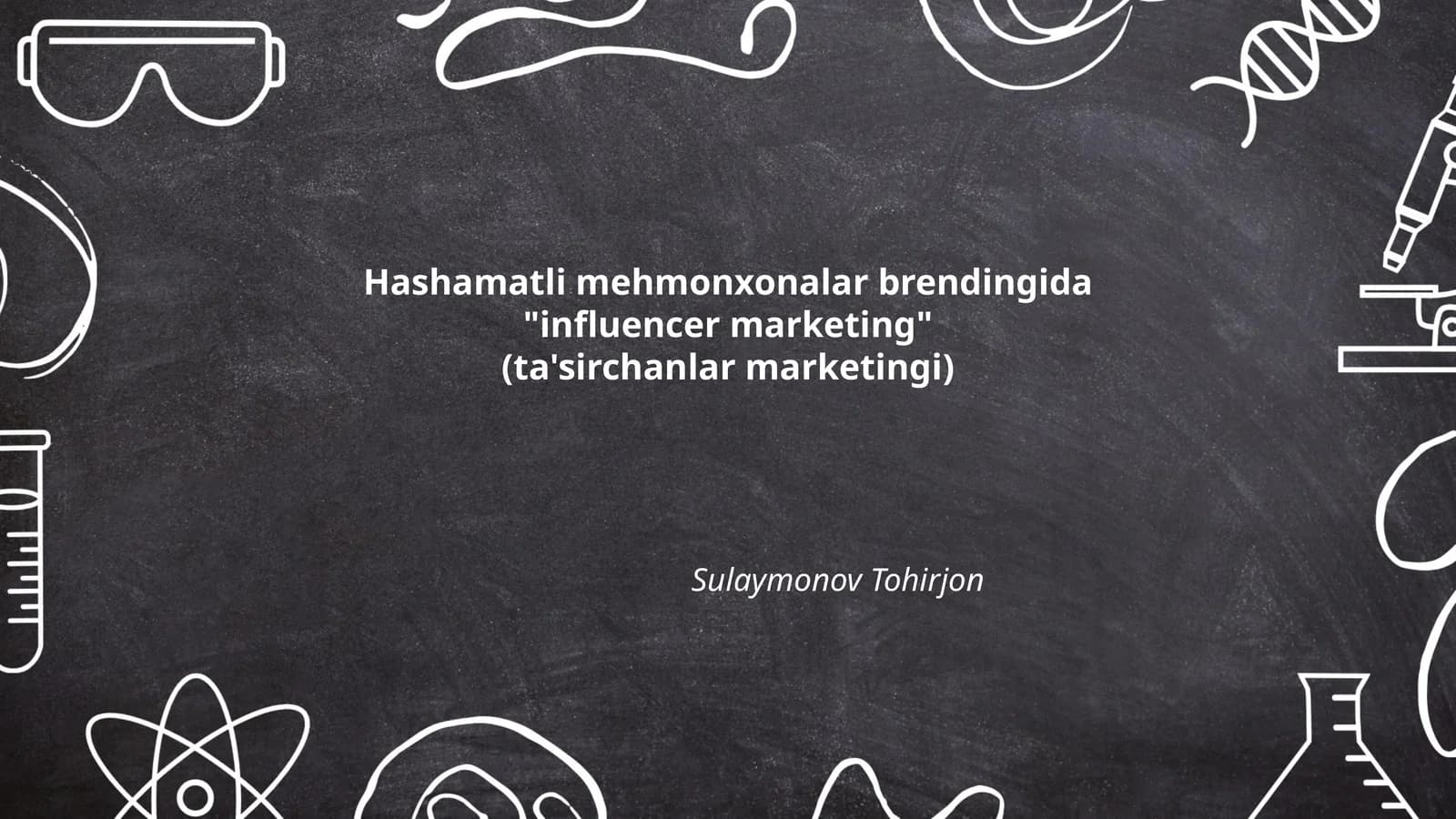 Influencer Marketing Hashamatli Mehmonxonalar Brendingida