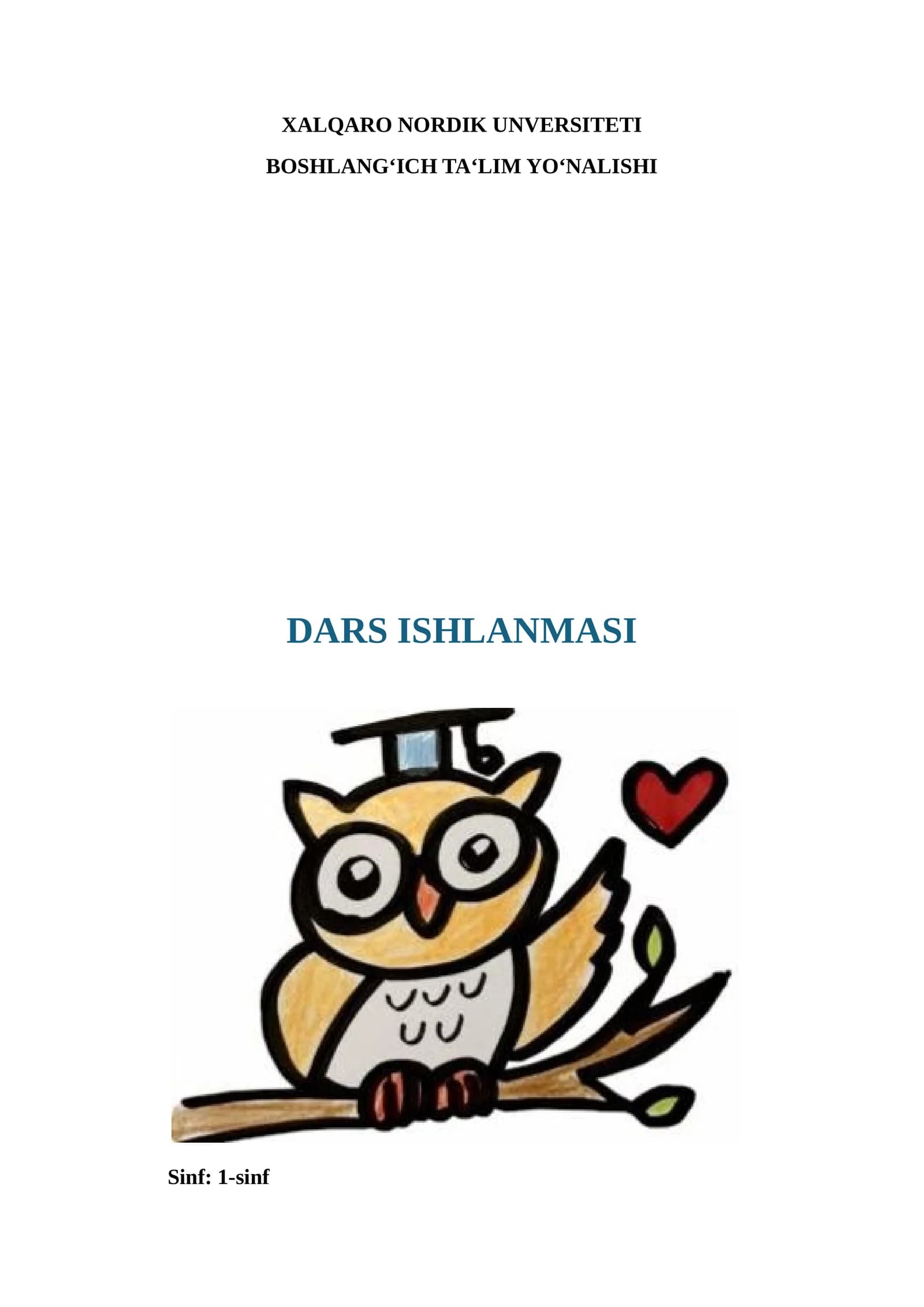 Hajm va hajm birliklari (1-sinf matematika) dars ishlanma