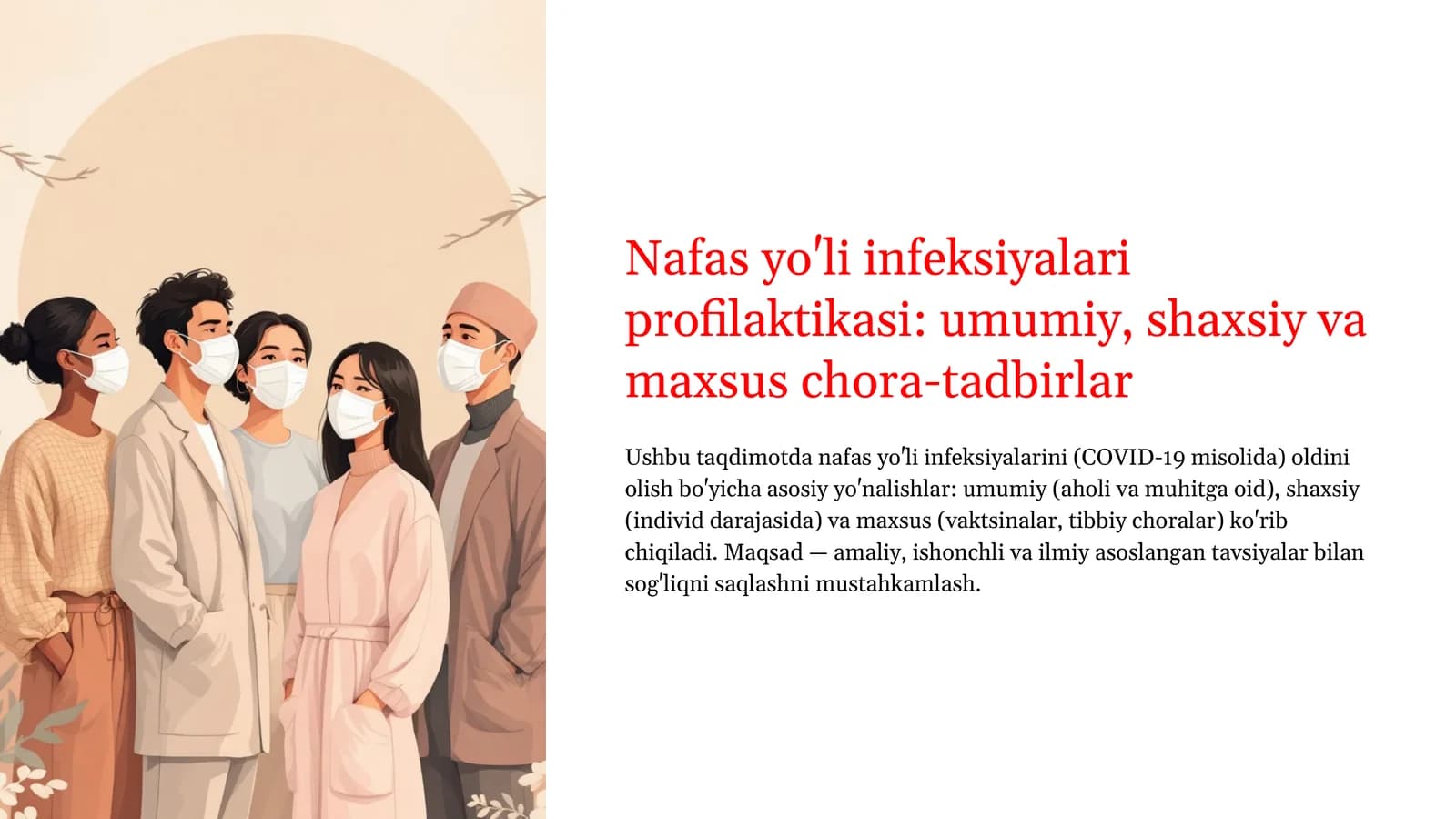 Nafas yo'li infeksiyalari profilaktikasi: umumiy, shaxsiy va maxsus chora-tadbirlar
