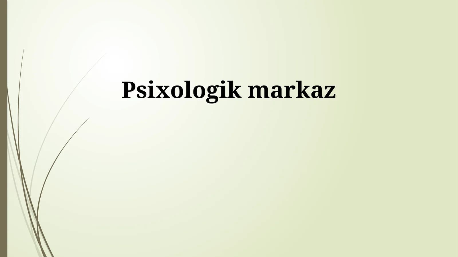 Psixologik markaz
