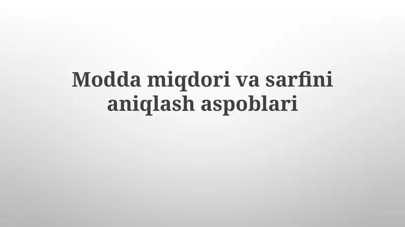 Ultratovush oqim o'lchagichlari