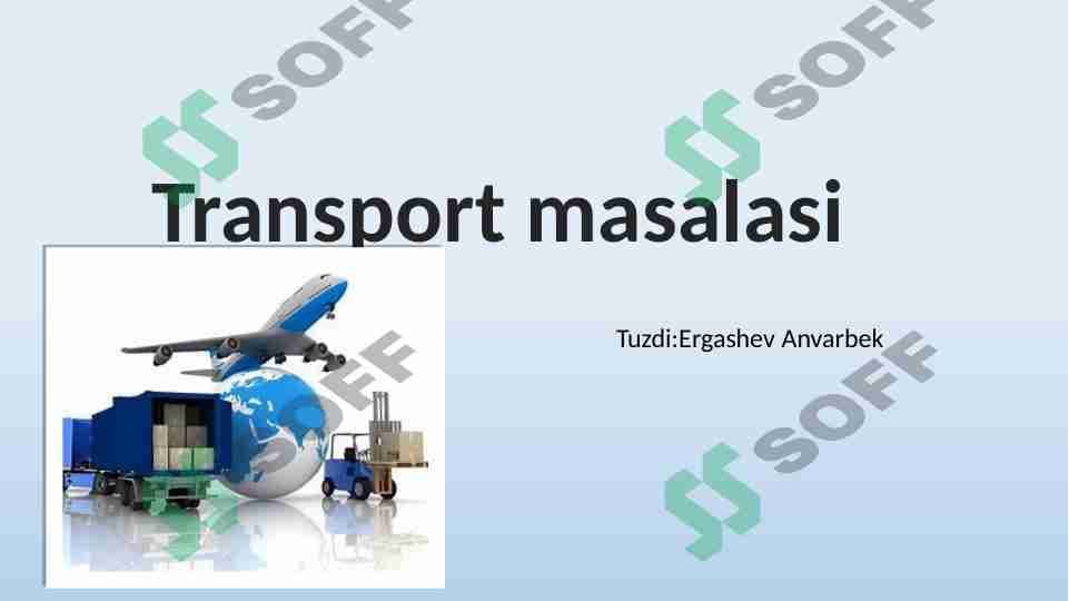 Transport masalasi