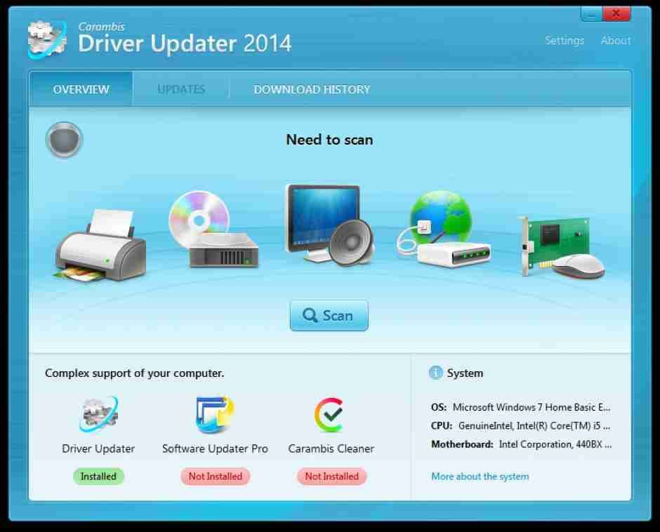 Windows aperatsion tizimidagi drayverlarni yangilash