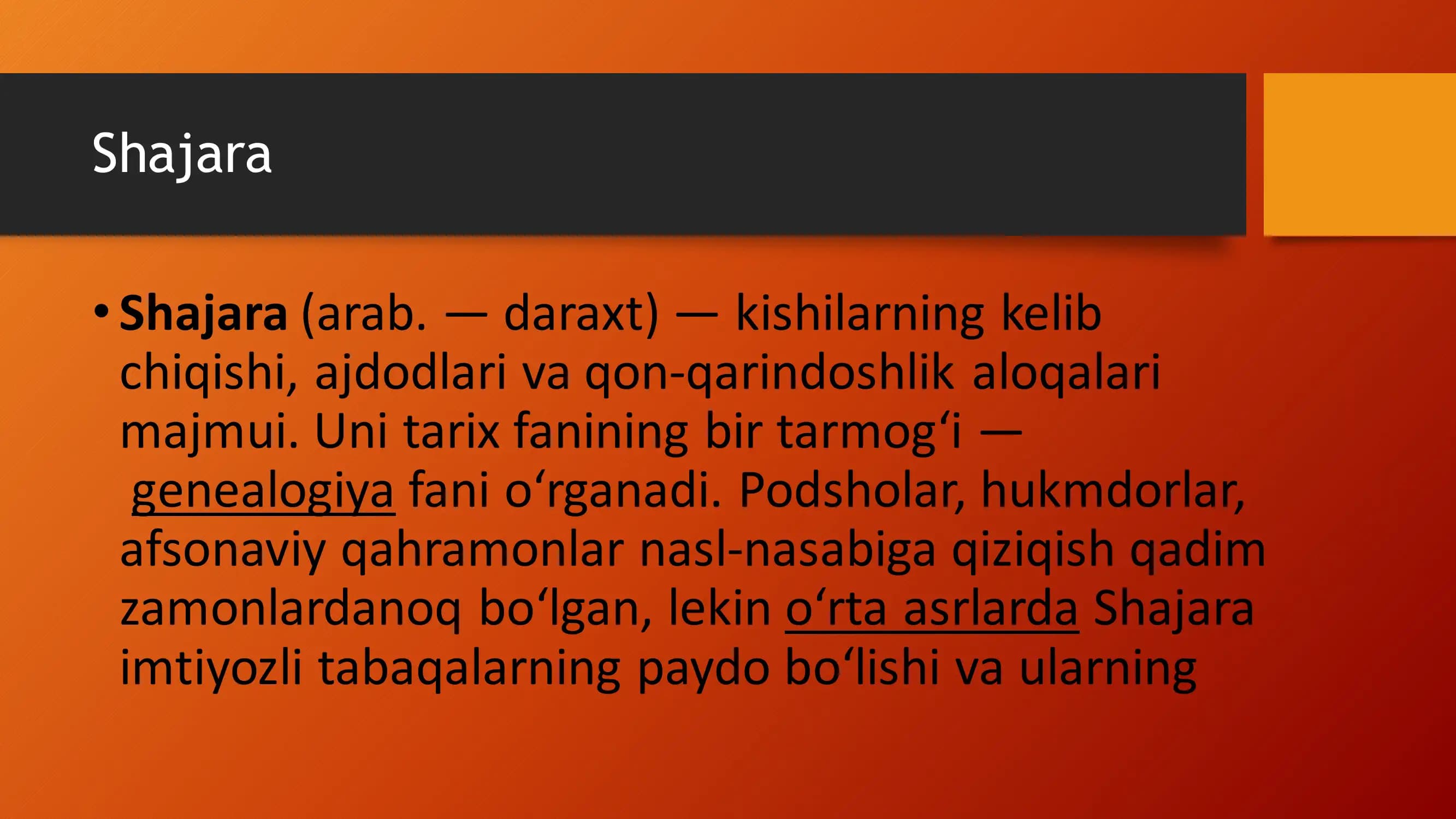 Shajara