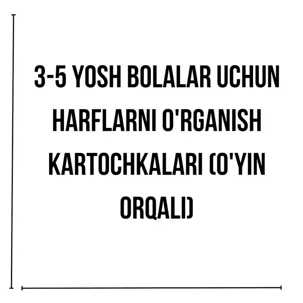 👉3-5 yosh bolalar uchun harflarni o'rganish kartochkalari (o'yin orqali o'rganish🎲)