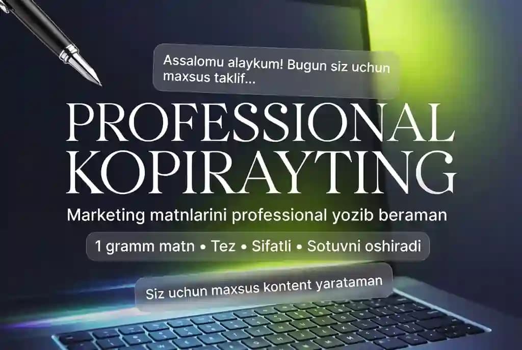 Professional kopyrayting xizmati