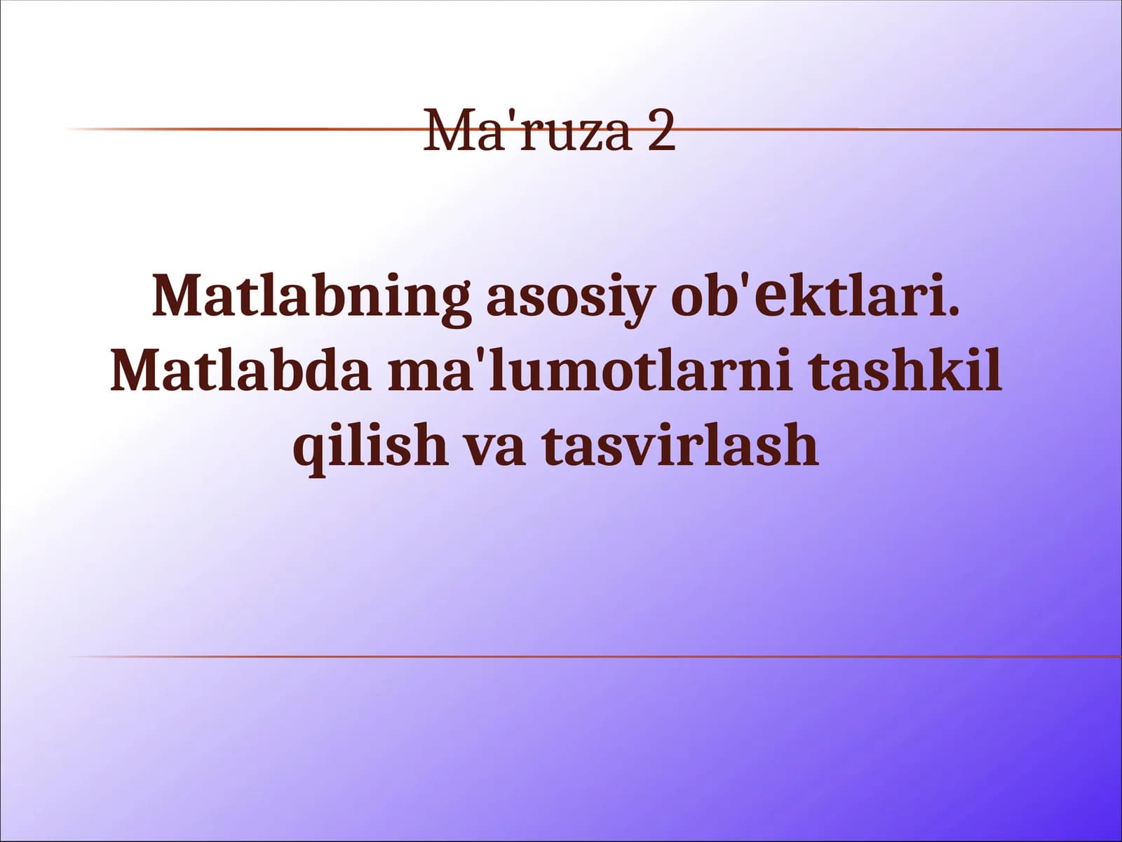 matlab komandalari