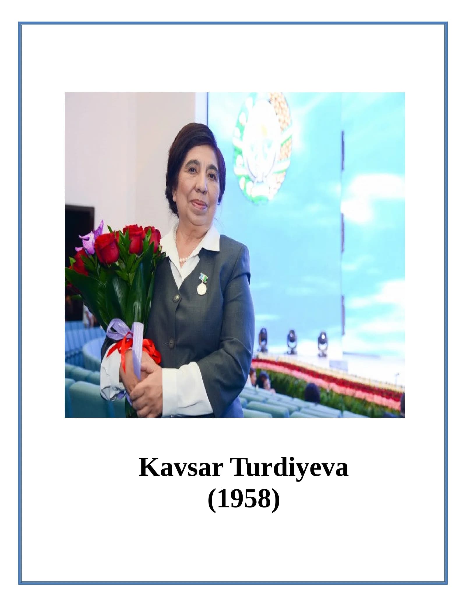 Kavsar Turdiyeva hayoti va ijodi, She'rlari