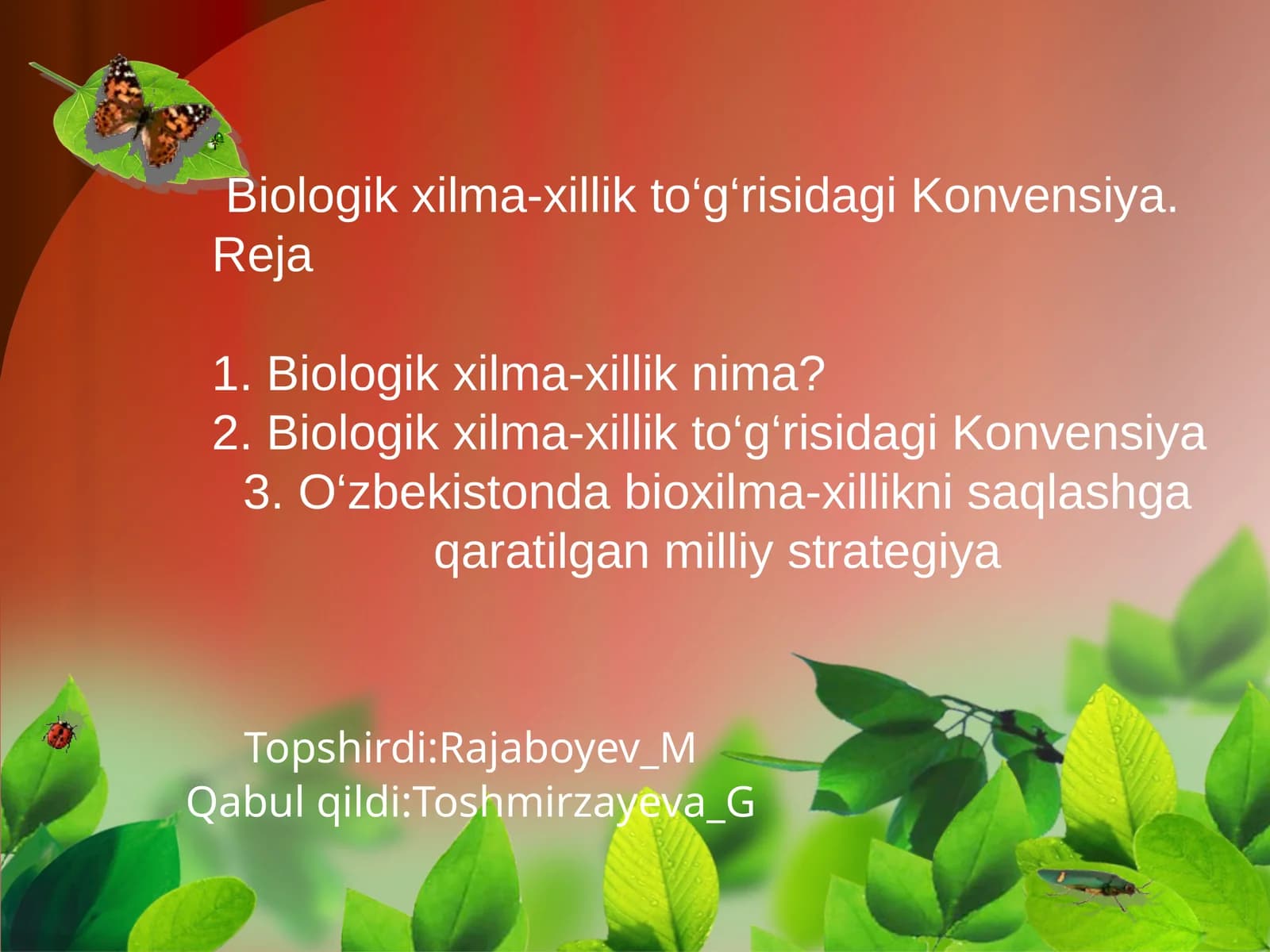 Biologik xilma-xillik nima?