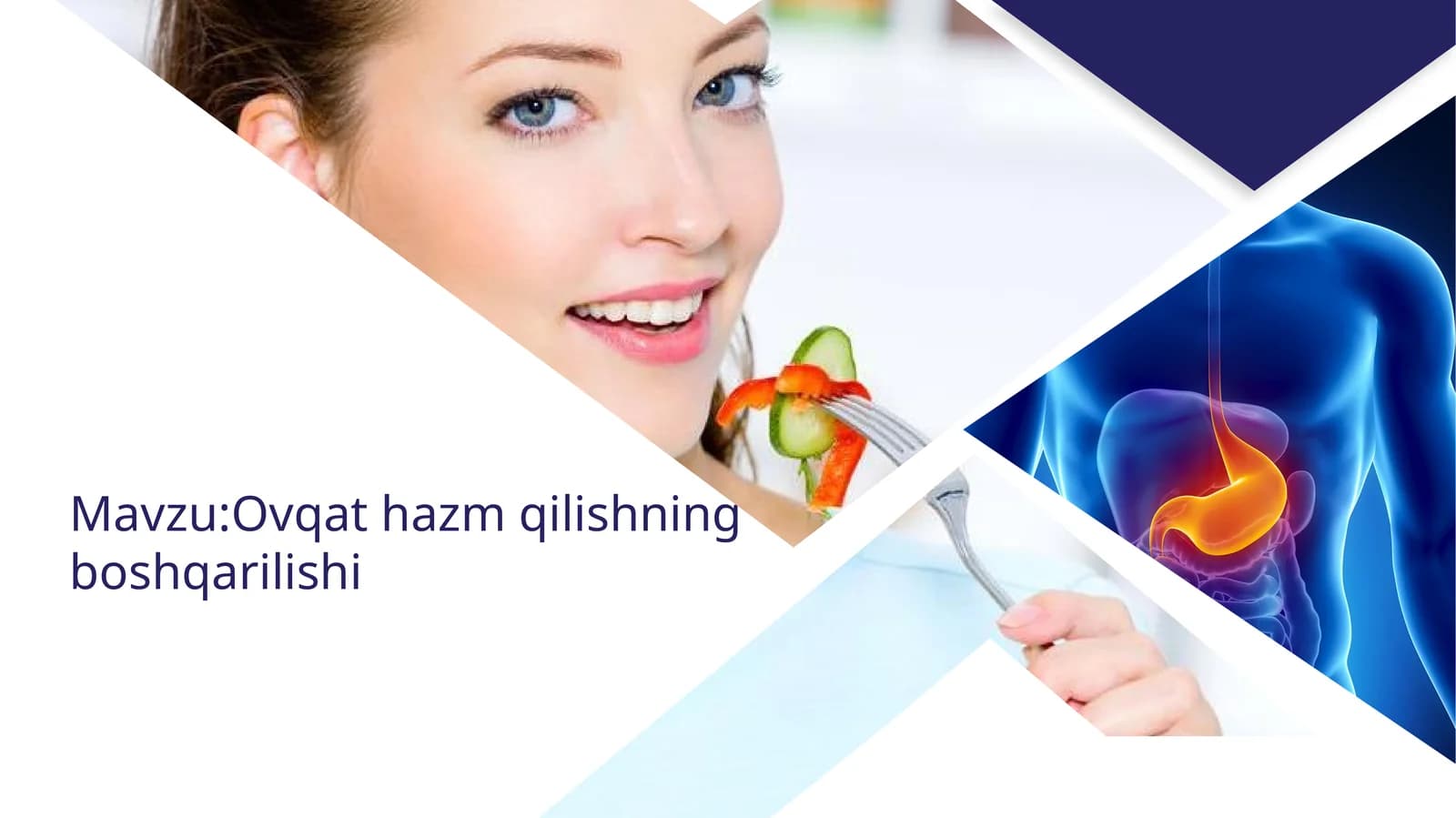 Ovqat hazm qilishning boshqarilishi