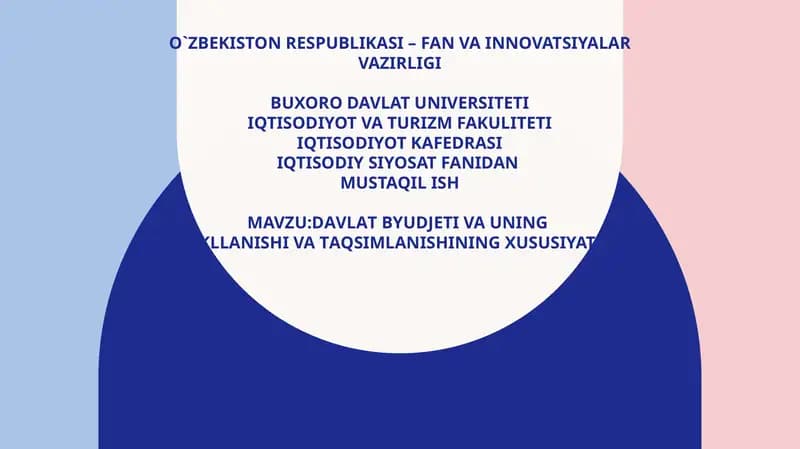 Davlat byudjeti