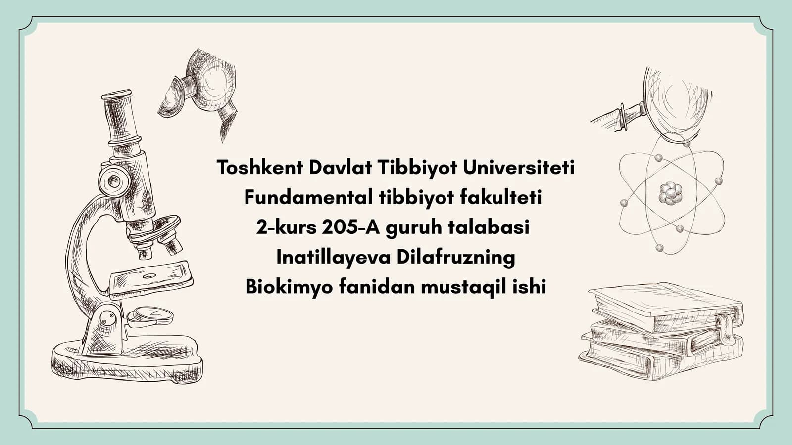 Qon yaratish tizimi biokimyosi