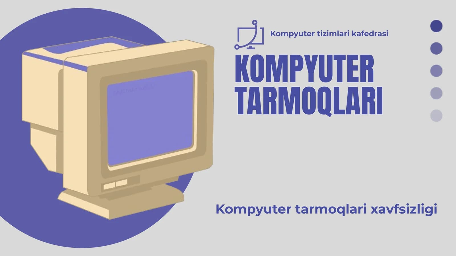 Kompyuter tarmoqlari xavfsizligi