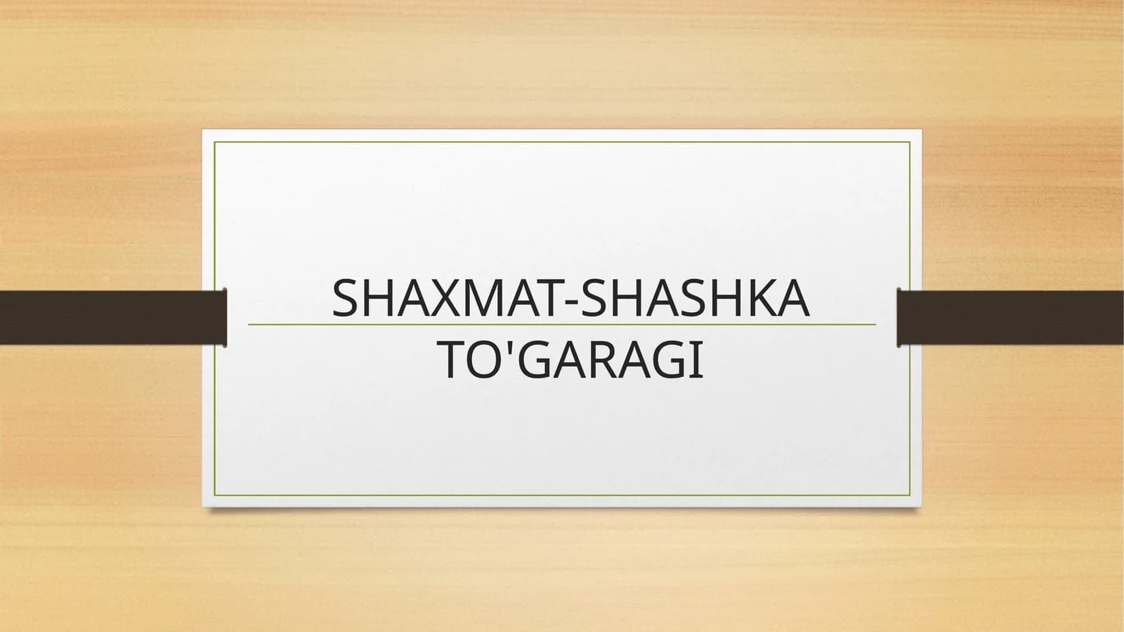 Shaxmat