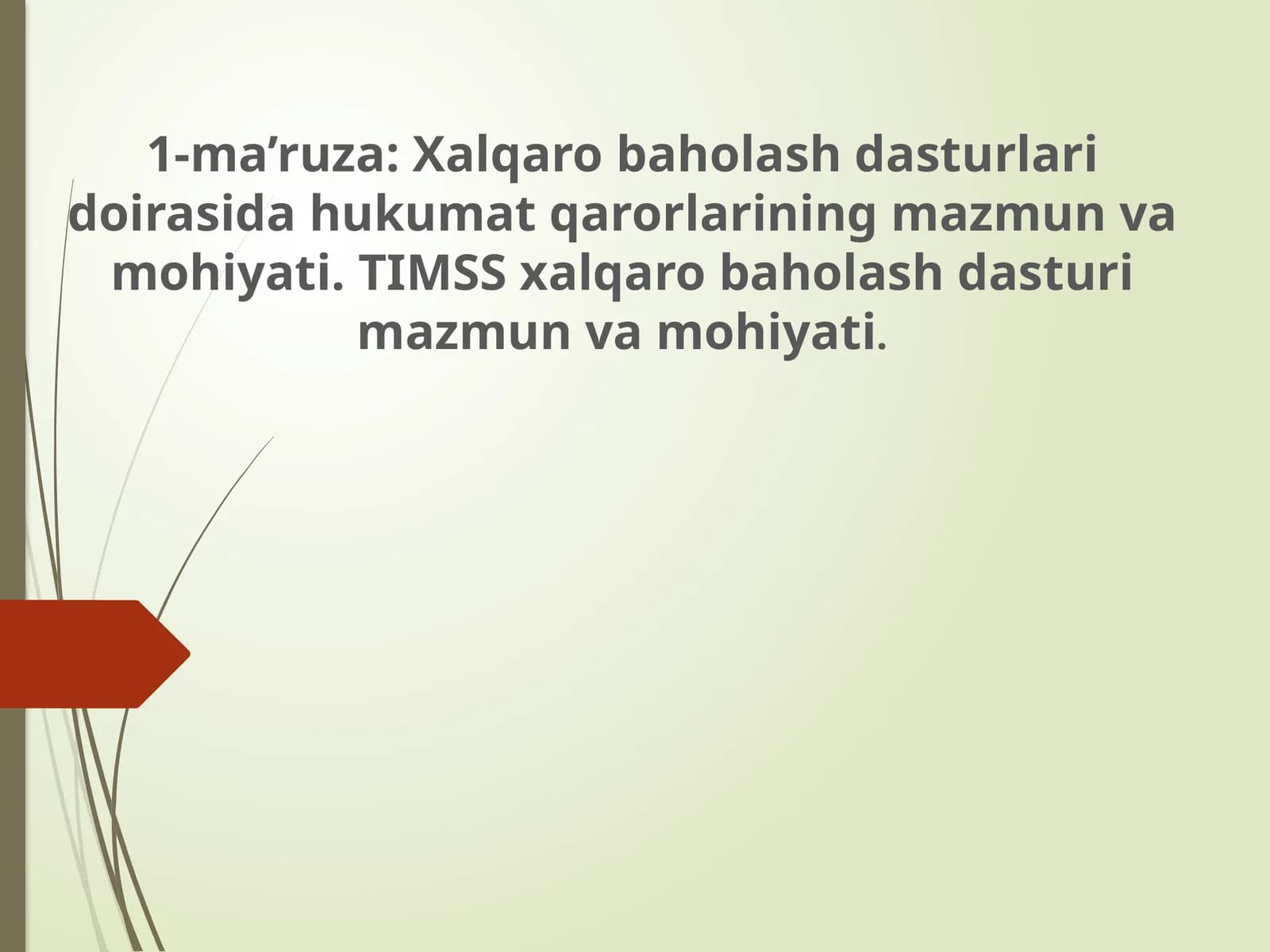 Xalqaro baholash dasturlari