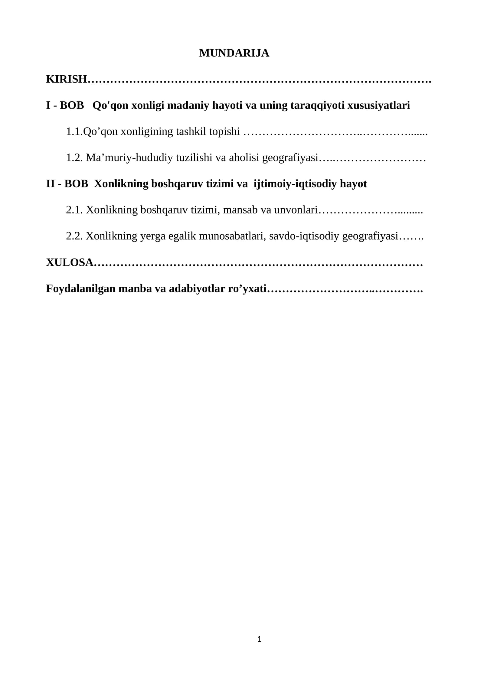 Qoʻqon xonligida madaniy hayot va davlat boshqaruvi tizimi