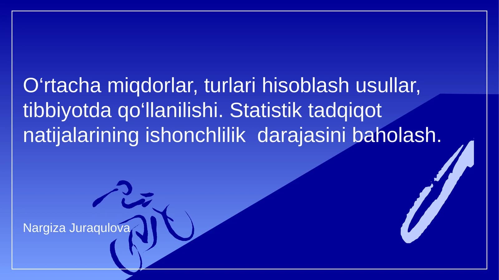 O‘rtacha miqdorlar: Tushunchasi, turlari va hisoblash usullari